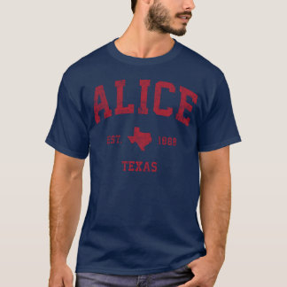 Aliceeas Sport Roter Druck Junge T-Shirt