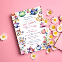 Alicen im Wunderland Babydusche Party