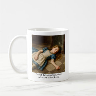 Alices Abenteuer bei Kopfverletzungen Kaffeetasse