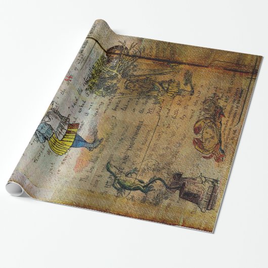Alices Abenteuer Geschenkpapier (Ungerollt)