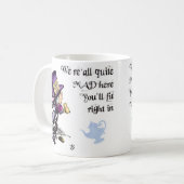 Alices Abenteuer im Märchenland, wütende Hutmacher Kaffeetasse (Vorderseite Links)