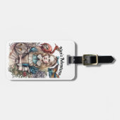 Alice's Adventures (bearbeitbarer Text) Gepäckanhänger (Vorderseite horizontal)