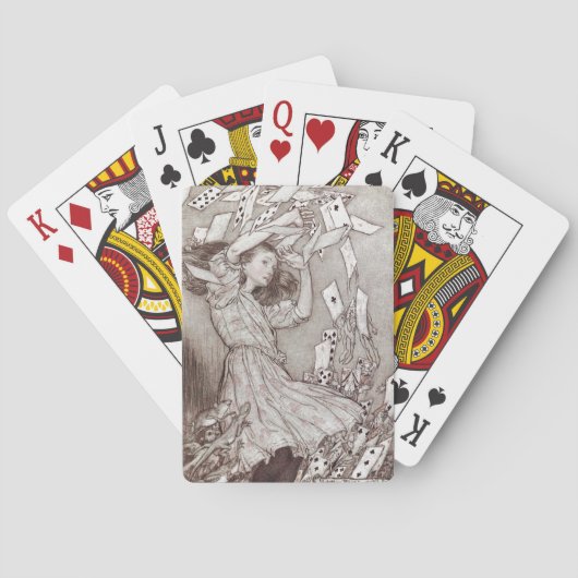 Alice's adventures in Wonderland (1907) Spielkarten (Rückseite)