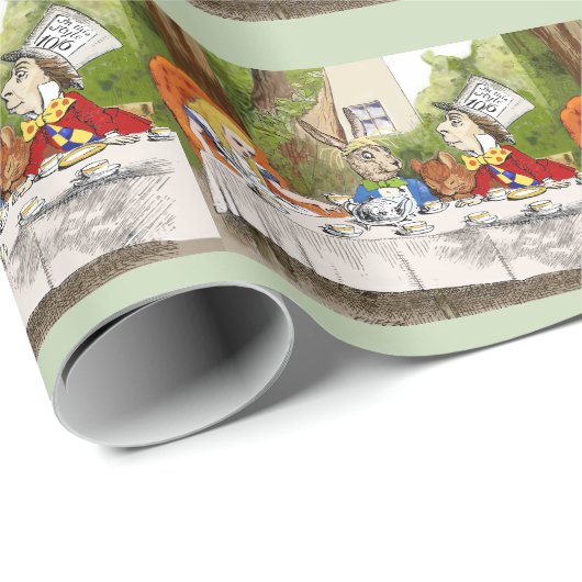 Alice's Adventures in Wonderland Geschenkpapier (Rolleneckpunkt)