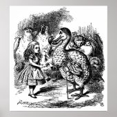 Alice's Adventures in Wonderland Illustration Poster (Vorne)