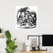 Alice's Adventures in Wonderland Illustration Poster (Heimbüro)