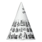 Alice's Adventures in Wonderland Muster Partyhütchen (Links)