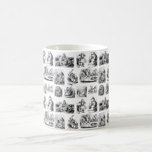 Alice's Adventures in Wonderland Pattern Kaffeetasse (Mittel)