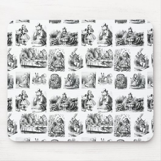 Alice's Adventures in Wonderland Pattern Mousepad (Vorne)