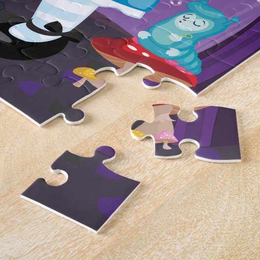 Alice's Adventures in Wonderland Personalisierte J Puzzle (Seite)