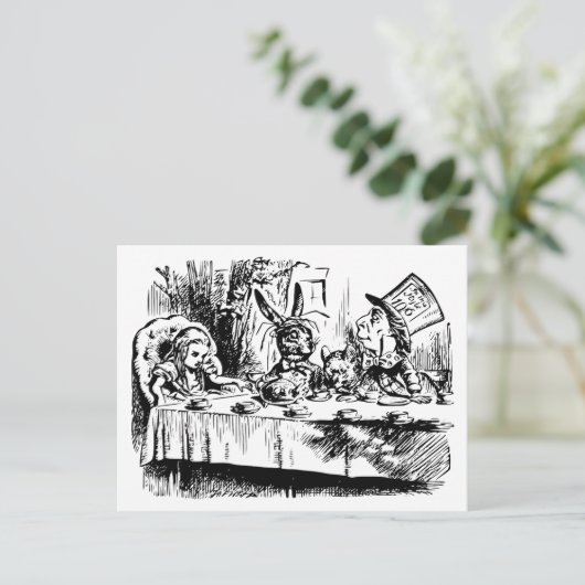 Alice's Adventures in Wonderland Postkarte (Stehend Vorderseite)