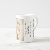 Alice's Adventures in Wonderland Quote Tasse Style (Vorderseite Rechts)