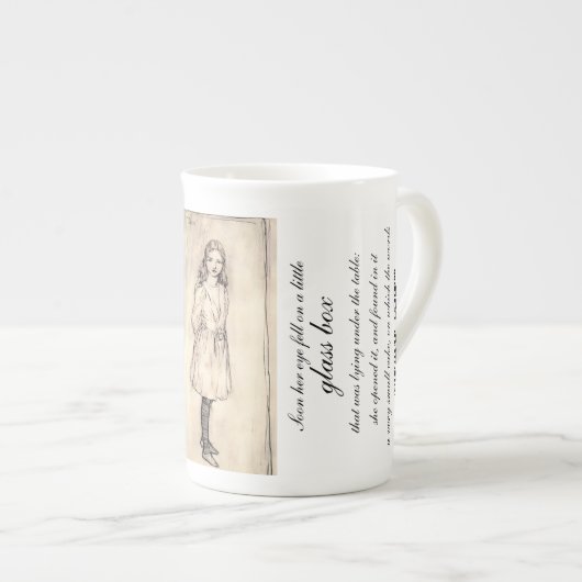 Alice's Adventures in Wonderland Quote Tasse Style (Vorderseite Rechts)