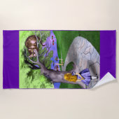 Alice's Adventures in Wonderland Strandtuch (Vorderseite)