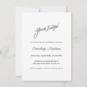 Alice's Adventures in Wunderland Party Vintag Einladung (Rückseite)