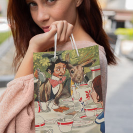 Alice's Adventures in Wunderland Party Vintag Mittlere Geschenktüte