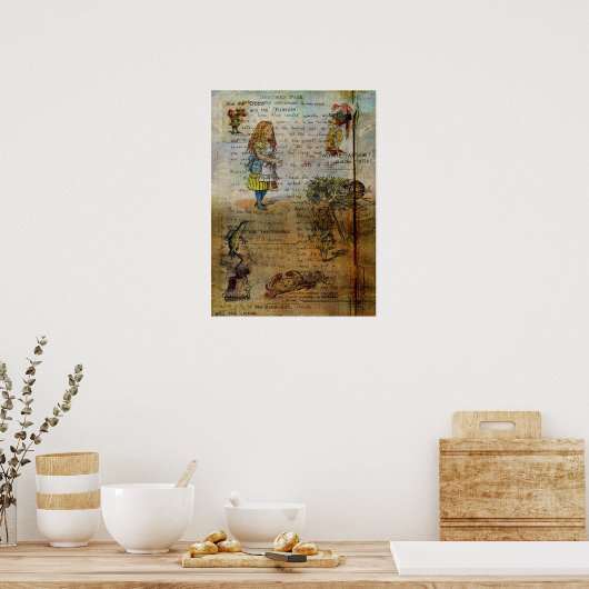 Alice's Adventures Poster (Küche)