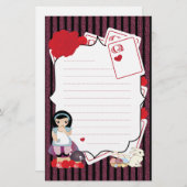 Alices Anmerkungen Briefpapier (Vorne/Hinten)