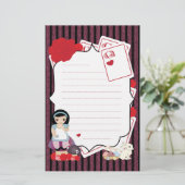 Alices Anmerkungen Briefpapier (Stehend Vorderseite)