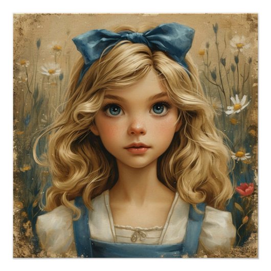 Alice's Dreamy Odyssey: Wunderland Whimsy Poster (Vorderseite)