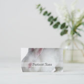 Alices Kaninchen Visitenkarte (Stehend Vorderseite)