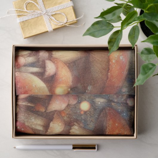 Alice's Magical Mushroom Wonderland Decoupage Seidenpapier (Geschenk)