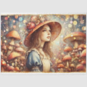 Alice's Magical Mushroom Wonderland Decoupage Seidenpapier (Vorderseite)