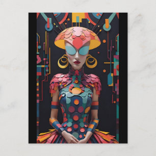 Alice's New Afternoon Tea Party - Ken Gage Art Postkarte