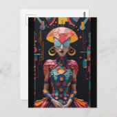 Alice's New Afternoon Tea Party - Ken Gage Art Postkarte (Vorne/Hinten)