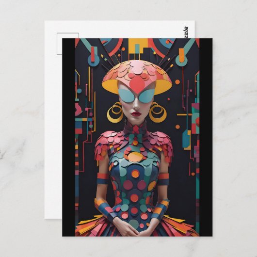 Alice's New Afternoon Tea Party - Ken Gage Art Postkarte (Vorne/Hinten)