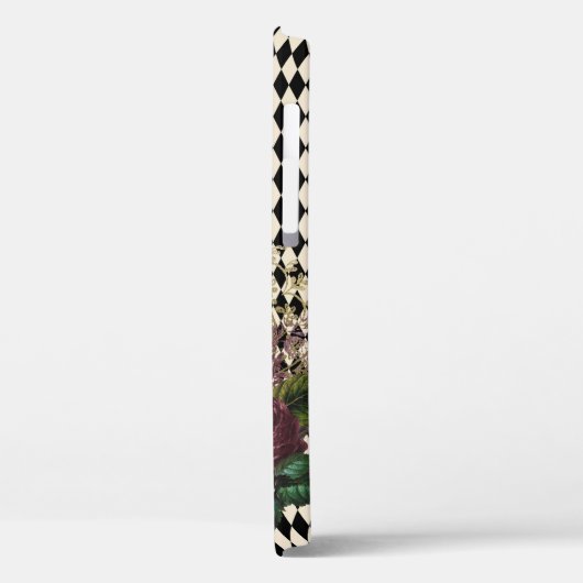 Alice's Rabbit Harlequin Pattern Case-Mate iPhone Hülle (Rückseite / Links)