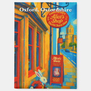 Alice's Shop - Der Old Sheep Shop, Malerei Magnet