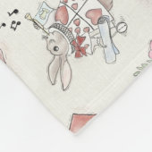 Alice's Tea Party Fleecedecke (Ecke)