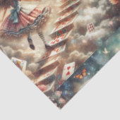 Alice's Whimsical Castle Quest Decoupage Seidenpapier (Ausschnitt)