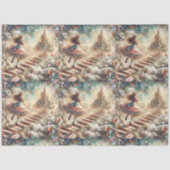 Alice's Whimsical Castle Quest Decoupage Seidenpapier (Vorderseite)