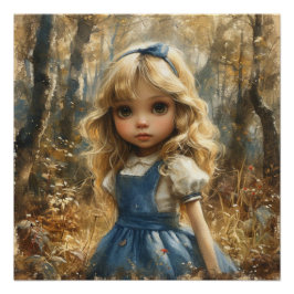 Alice's Whimsical Journey: Wunderland Whimsy Poster