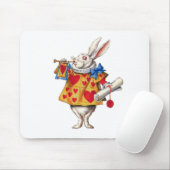 ALICE'S WHITE RABBIT IN WONDERLAND MOUSEPAD (Mit Mouse)