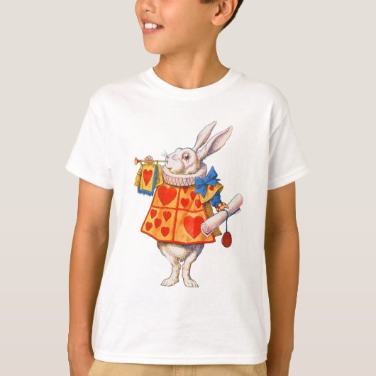 ALICE'S WHITE RABBIT T-Shirt (Vorderseite)