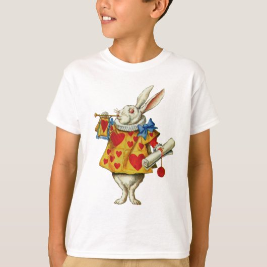 ALICE'S WHITE RABBIT T-Shirt (Vorderseite)