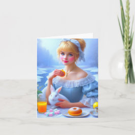 Alice's Wunder im Fantasieland Dankeskarte