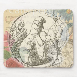 Alices Wunderland-Raupe: Original Tenniel Mousepad