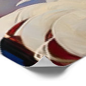 Alicia An Art Deco Flapper Poster (Ecke)