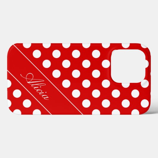 Alicia - Eigenname /Textvorlage, Red Case Mate (Rückseite (Horizontal))