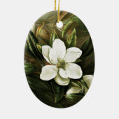 Alicia H. Laird: Magnolie Grandflora Keramik Ornament (Hinten)