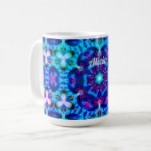 ALICIA ~ Hübsches Glittermuster ~ Kaffeetasse (Vorderseite Links)