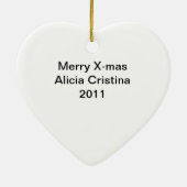 Alicia Keramik Ornament (Hinten)