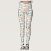Alicia-Rose-Streifenmuster Leggings (Vorderseite)