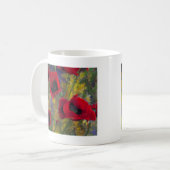 Alicias Mohnblumen Kaffeetasse (Vorderseite Links)