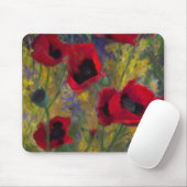 Alicias Mohnblumen Mousepad (Mit Mouse)