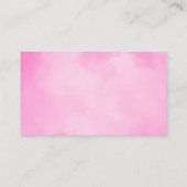 Alicias Visitenkarten  Visitenkarte (Rückseite)